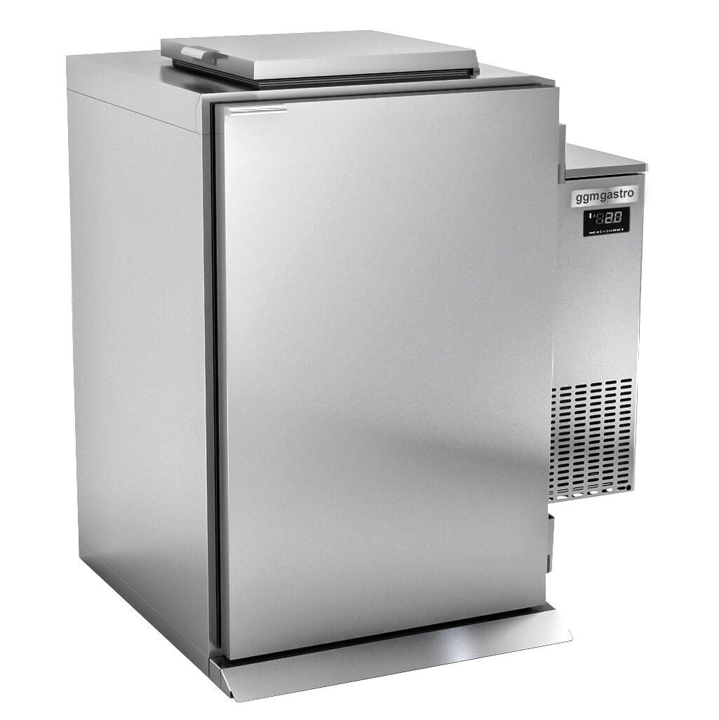Wet Waste Refrigerator - 1 x 120 liters - Agregat is on the right