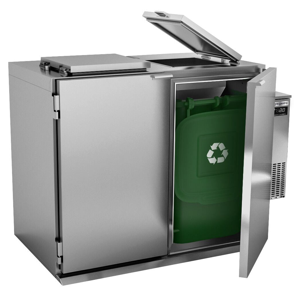 Wet Waste Refrigerator - 2 x 120 liters or 1 x 240 liters - agregat right