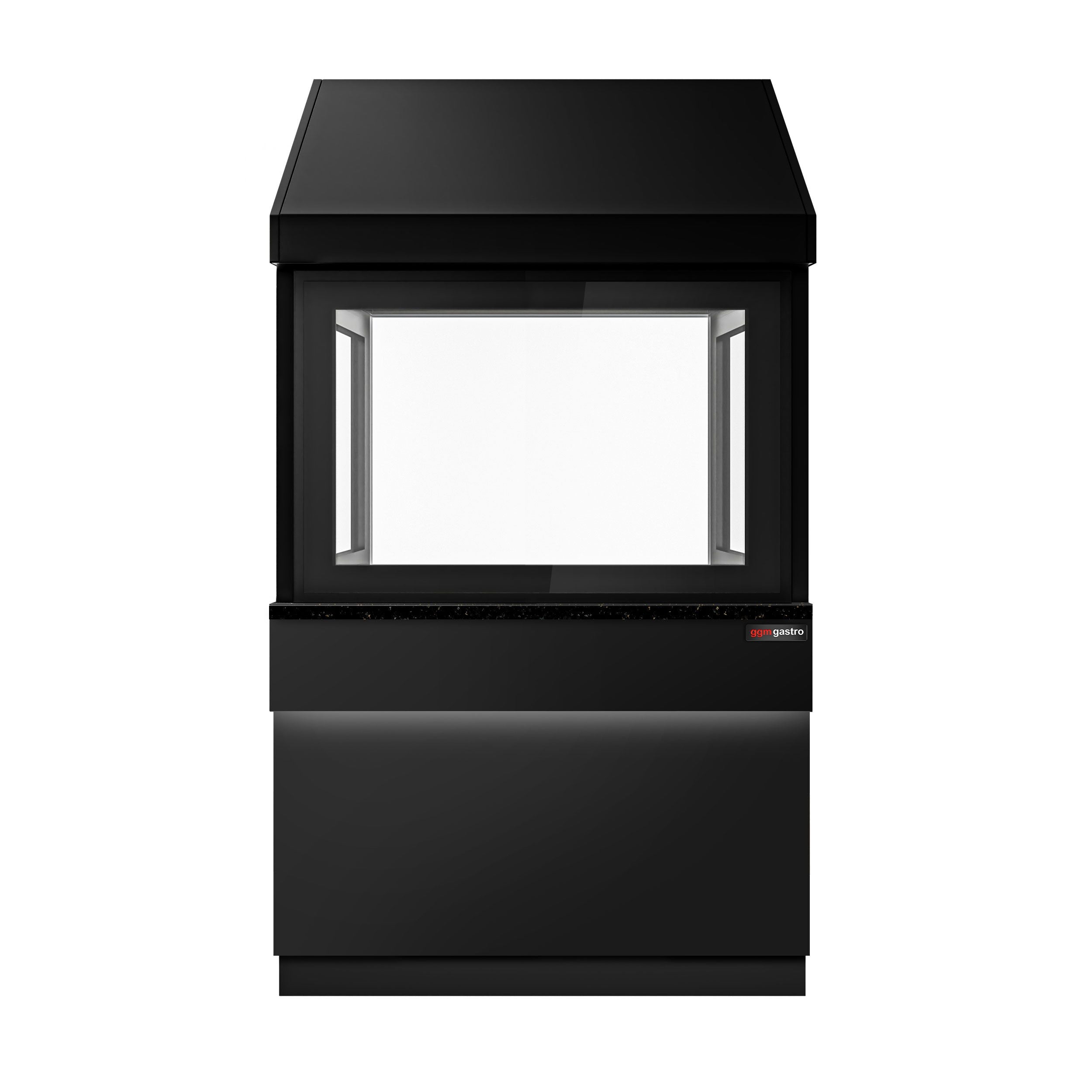 Toronto for coal grills - 1100mm - black front panel - black granite work machine