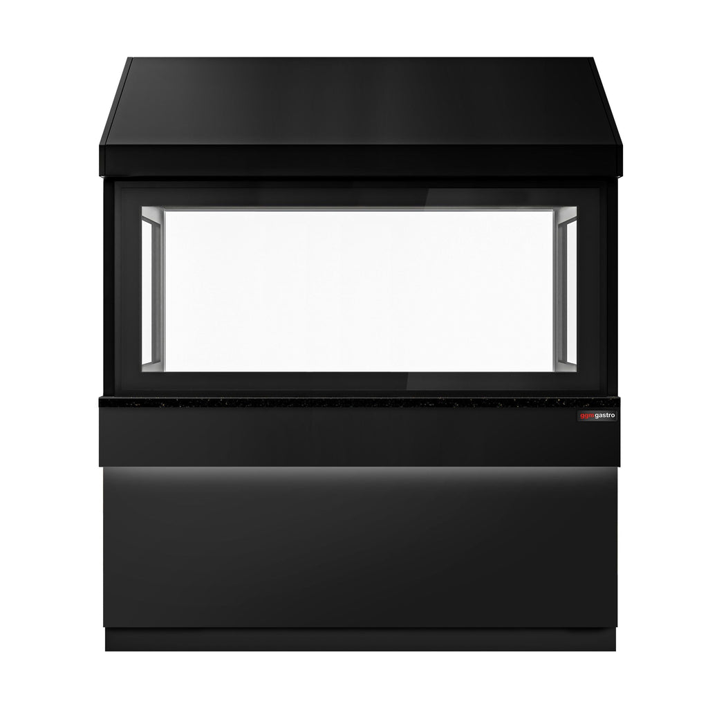 Toronto for coal grills - 1900mm - black front panel - black granite work machine