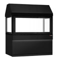 Toronto for coal grills - 1900mm - black front panel - black granite work machine