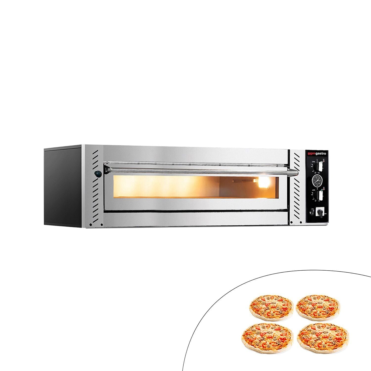 Electric Pizza Oven 4x 30 cm - Manuel