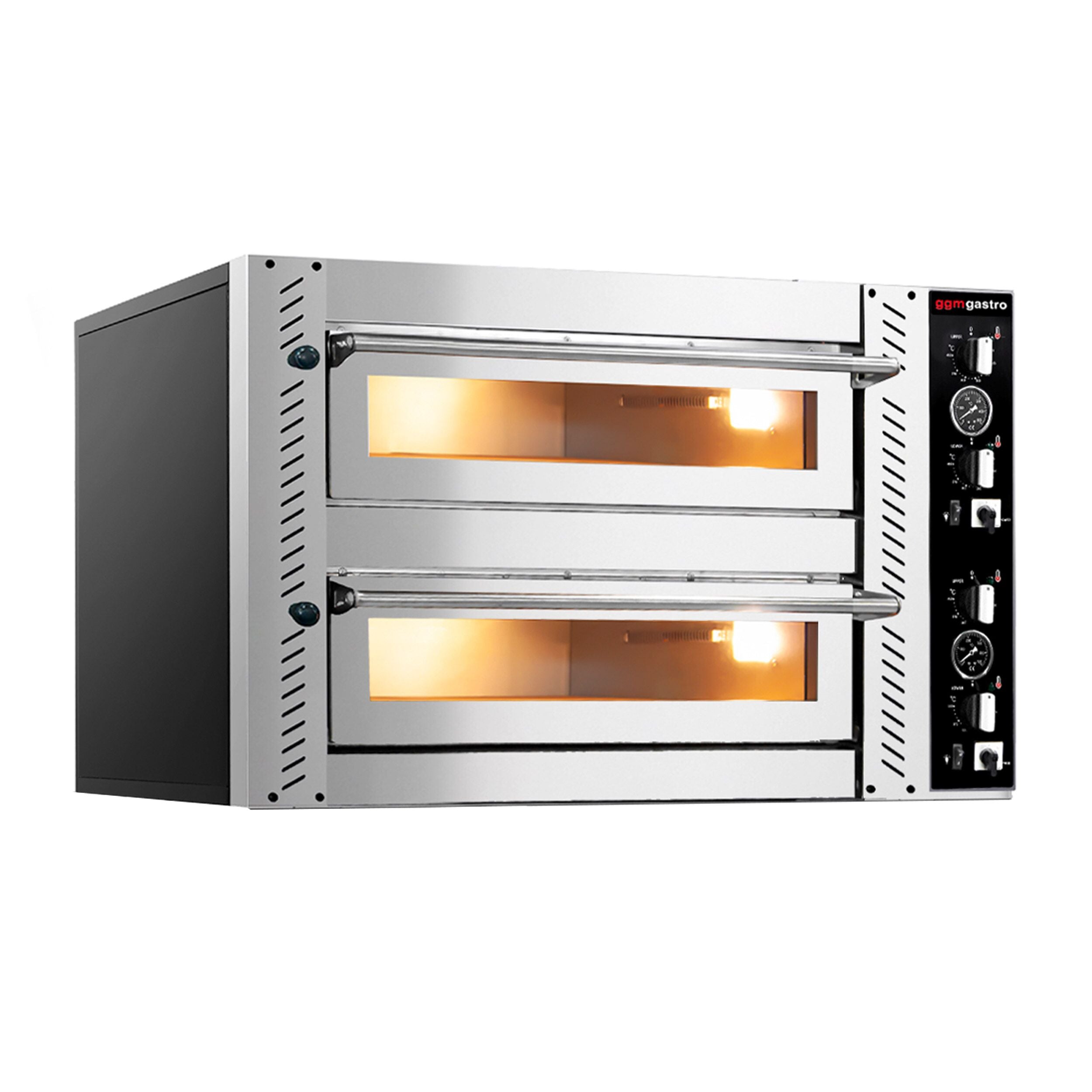 Electric Pizza Oven - 4+4x 25 cm - Manuel