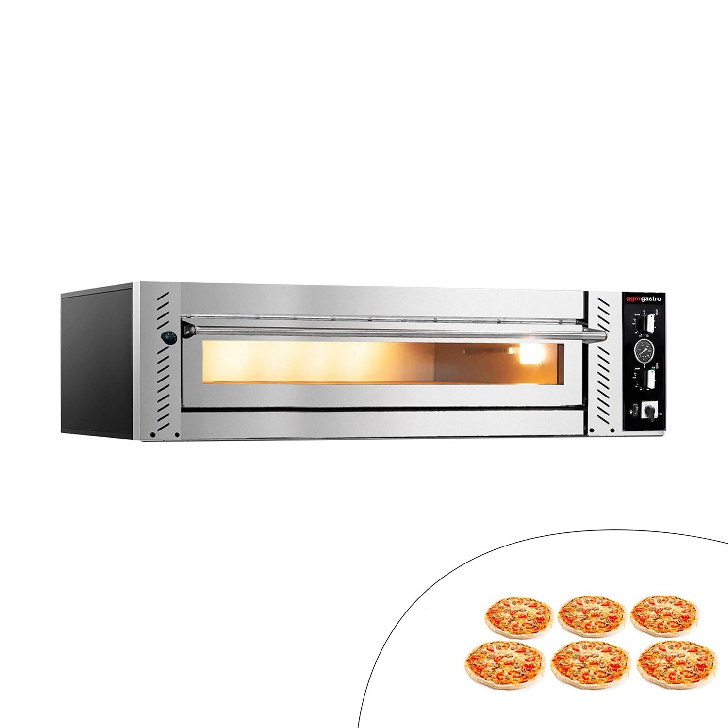 Electric Pizza Oven 6x 30 cm (Wide) - Manuel
