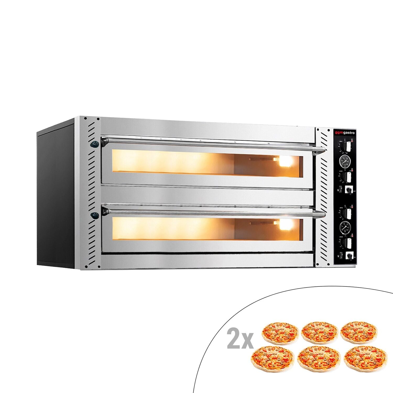 Electric Pizza Oven 6+6x 30 cm (Wide) - Manual
