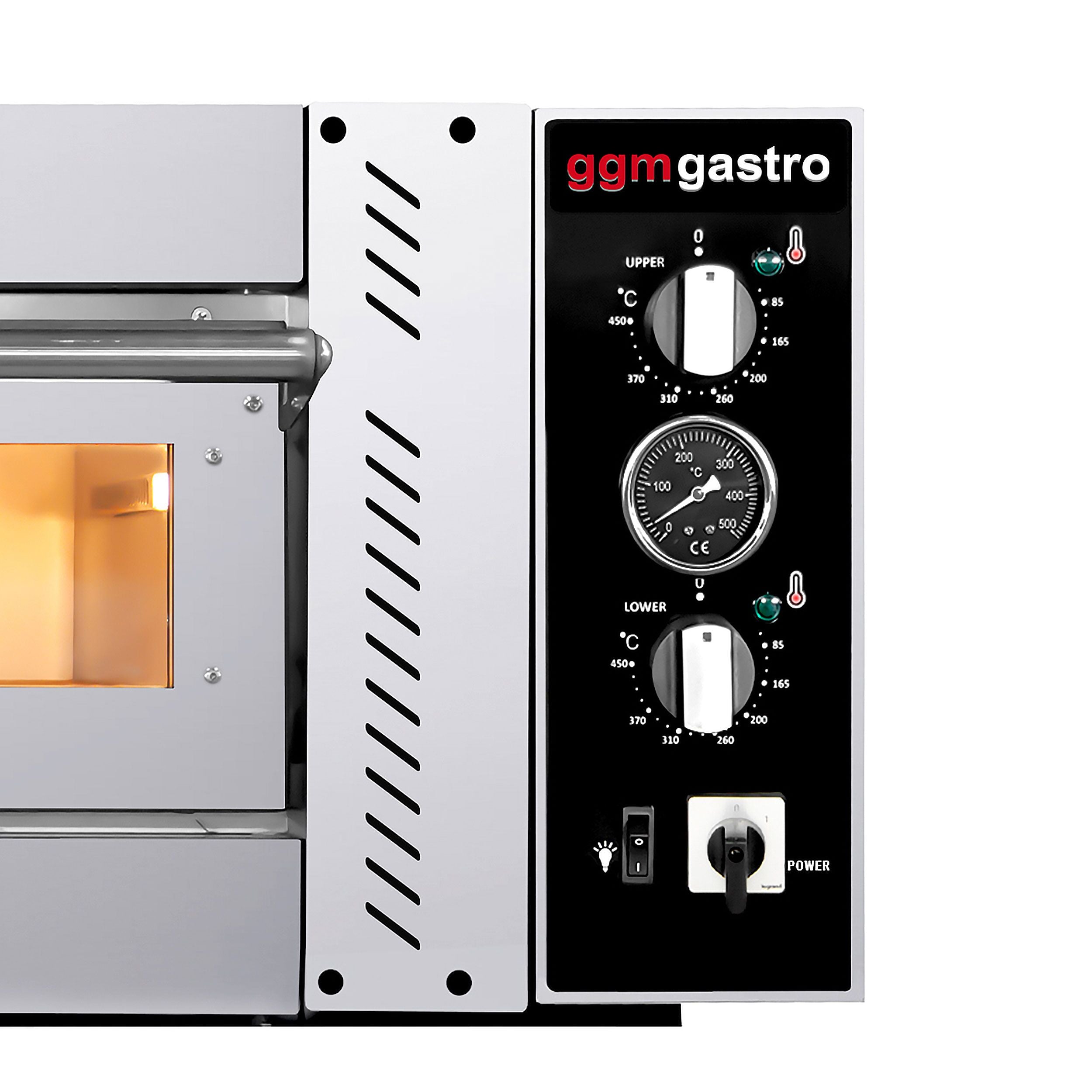 Electric Pizza Oven 6x 30 cm (Deep) - Manuel