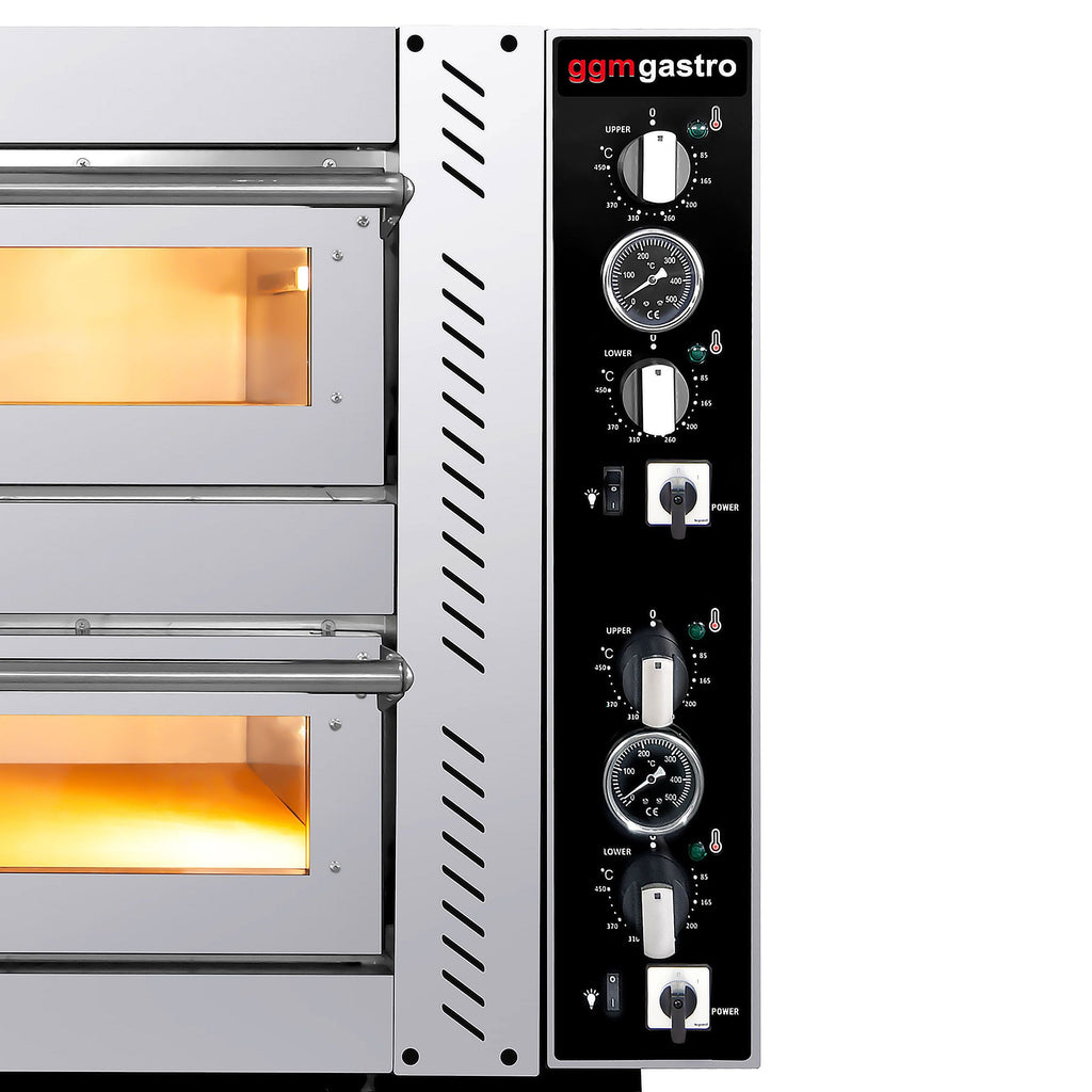 Electric Pizza Oven 6+6x 30 cm (Deep) - Manual