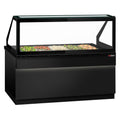 SALADET TORONTO- 2000mm - 3 -door -5x GN 1/1 - Black Front Panel - Black Granite Working Call