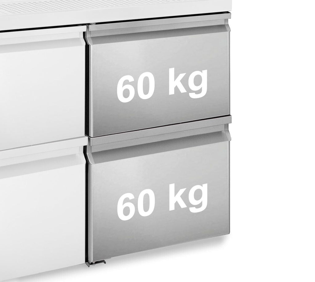 The drawer block consists of: 1/2 and 1/2