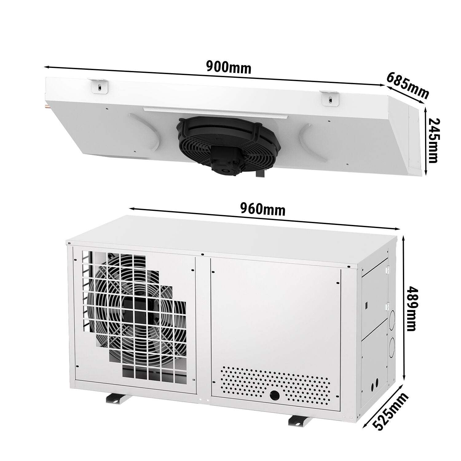 Split Cooling Unit - Max. For 7.5 m3 - Protection Class IP 51