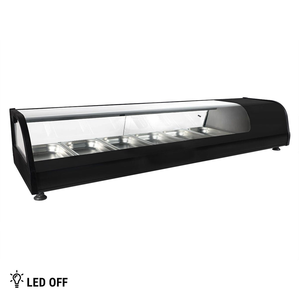 Cooled Showcase Premium - 1395x400mm - 6x GN 1/3