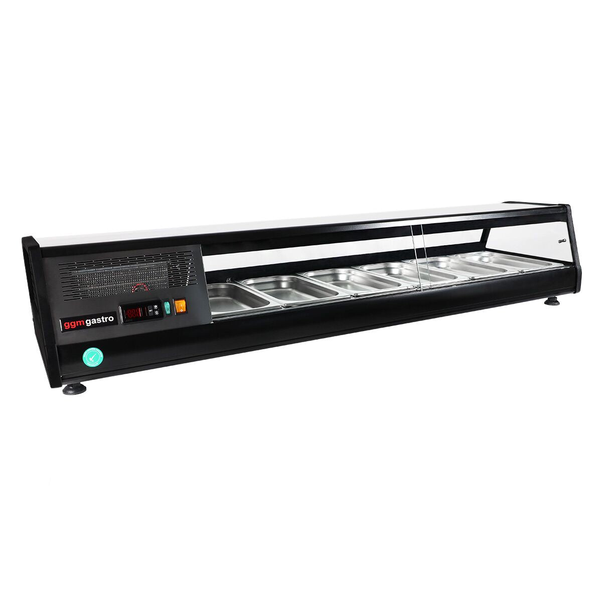 Cooled Showcase Premium - 1395x400mm - 6x GN 1/3