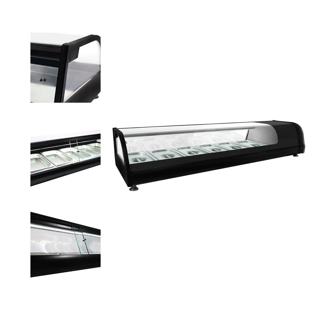 Cooled Showcase Premium - 1395x400mm - 6x GN 1/3
