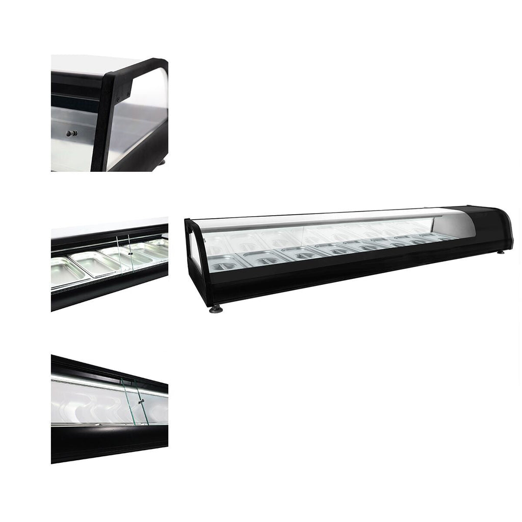 Cooled Showcase Premium - 1750x400mm - 8x GN 1/3