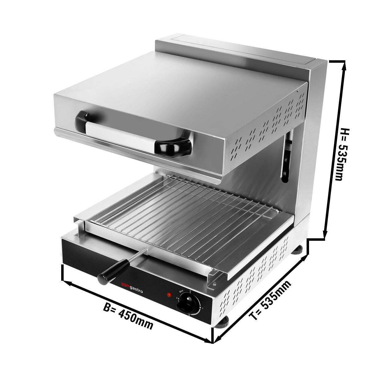 Electric Pita Furnace / Salamander Private- 3 KW - 220 Volt - Height Adjustable Radiator