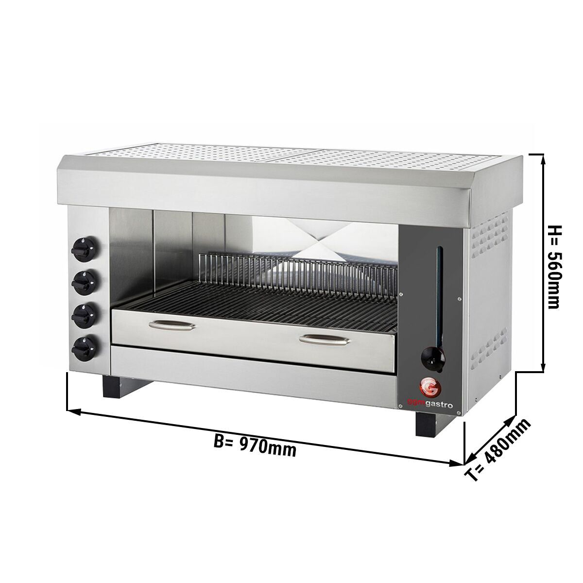 Gas Pita Furnace / Salamander Pro - 13 kW