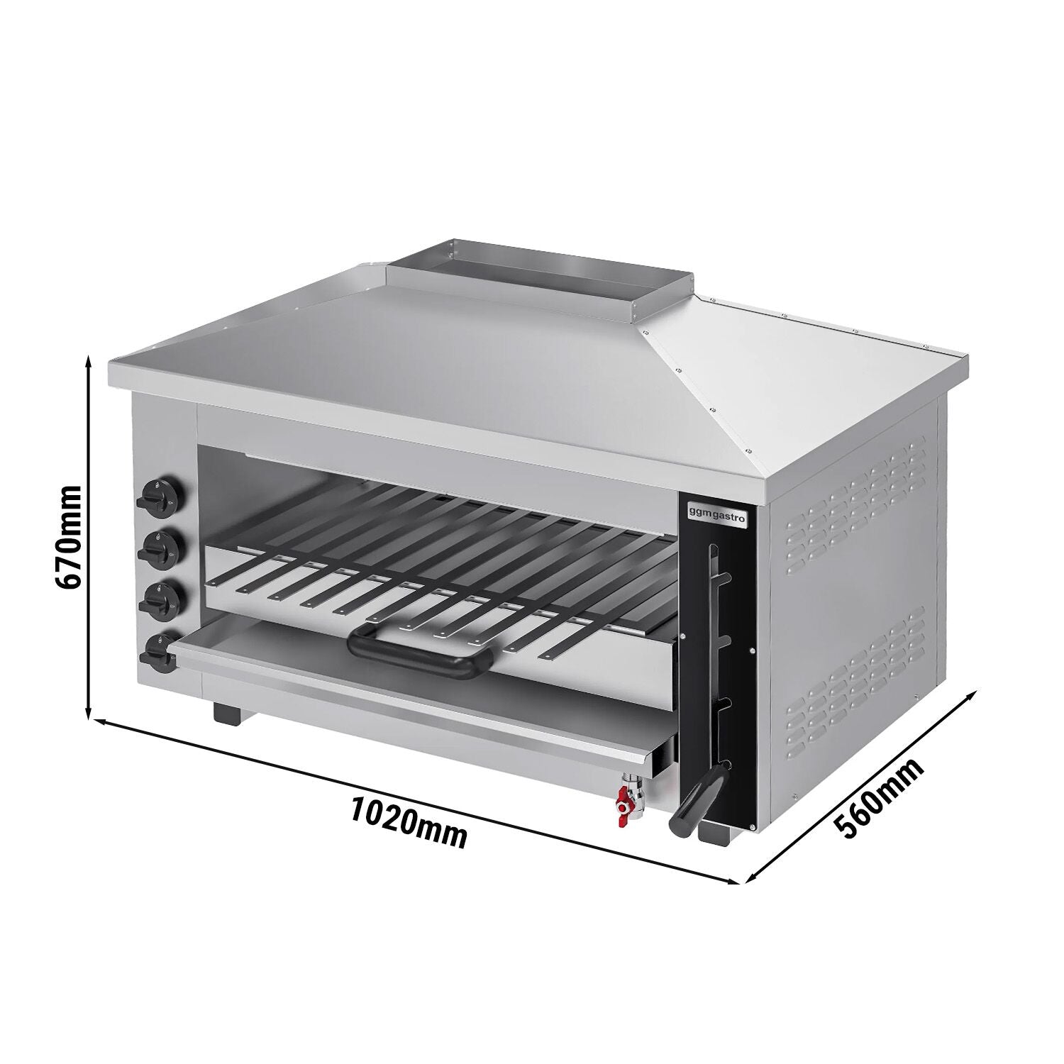 Gas Pita Furnace / Salamander - 13.2 kW