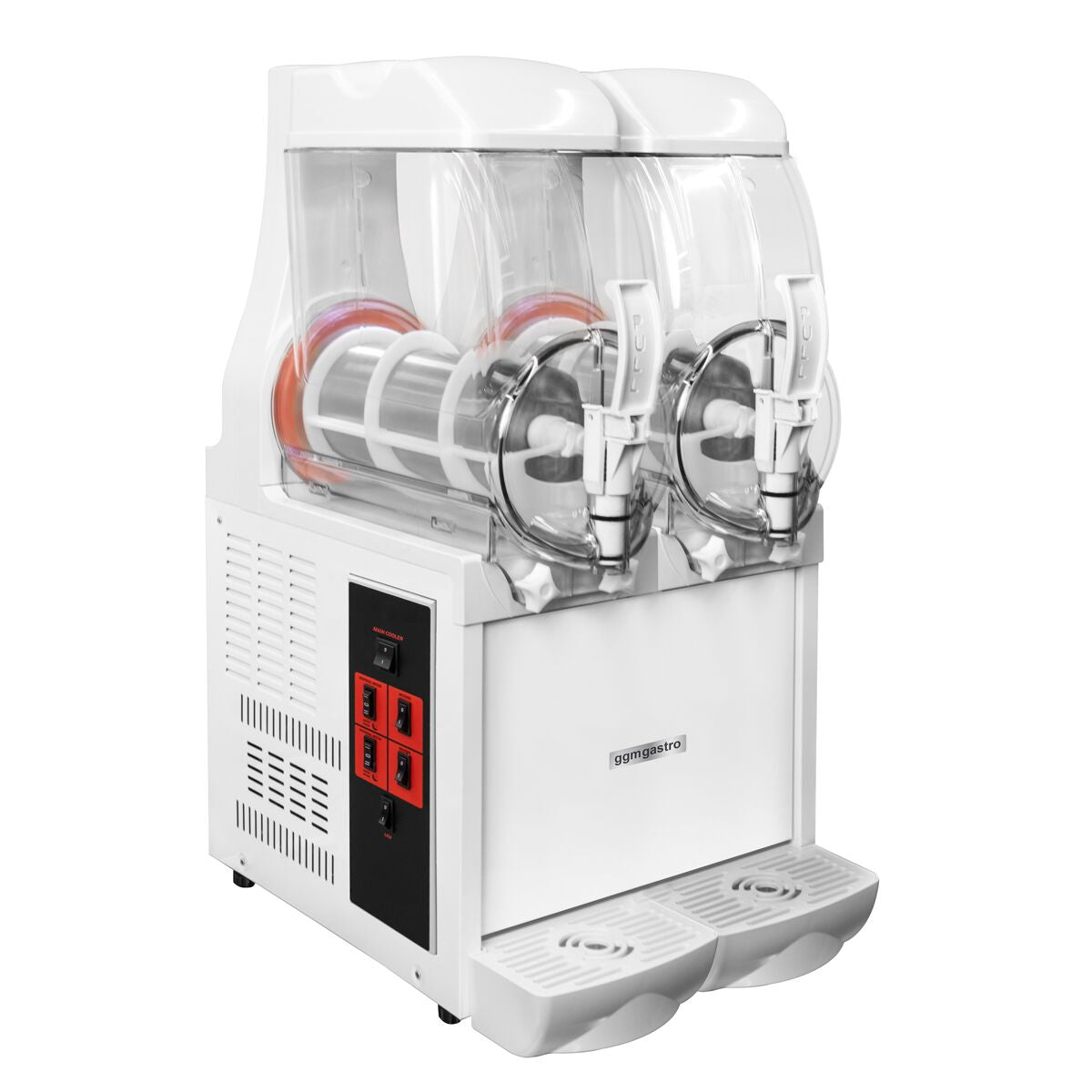 Slush machine - 2 x 10 liters - 670 watt - white