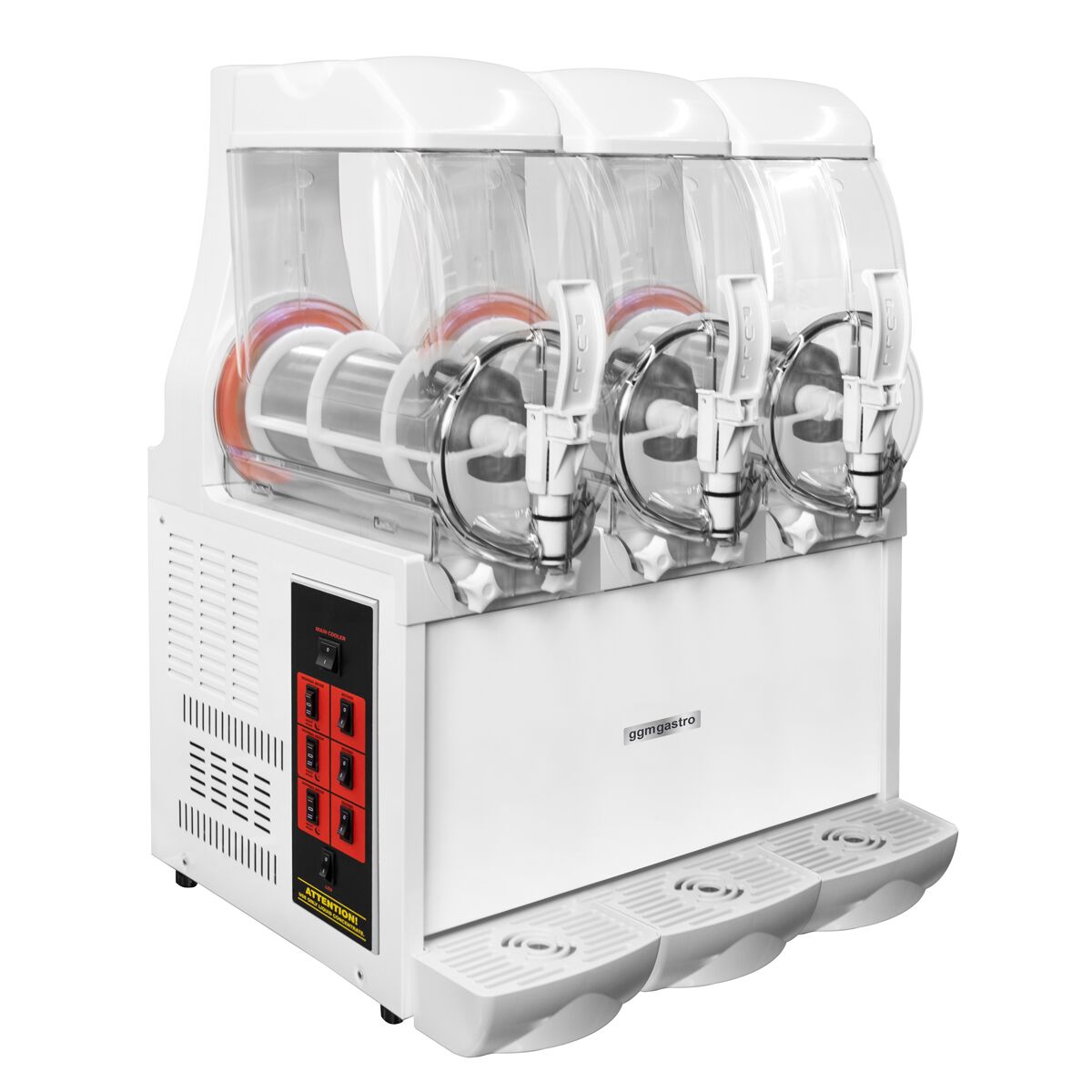 Slush machine - 3 x 10 liters - 950 watt - white