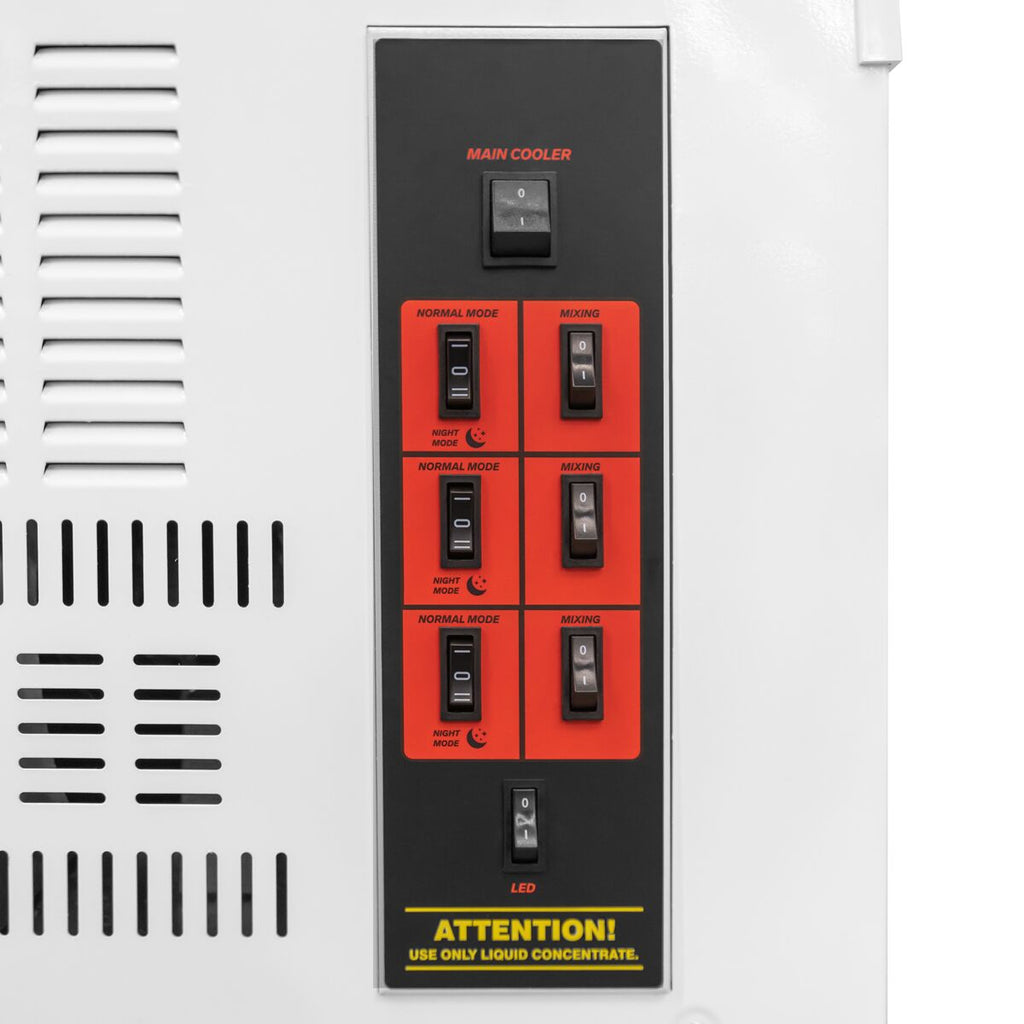 Slush machine - 3 x 10 liters - 950 watt - white