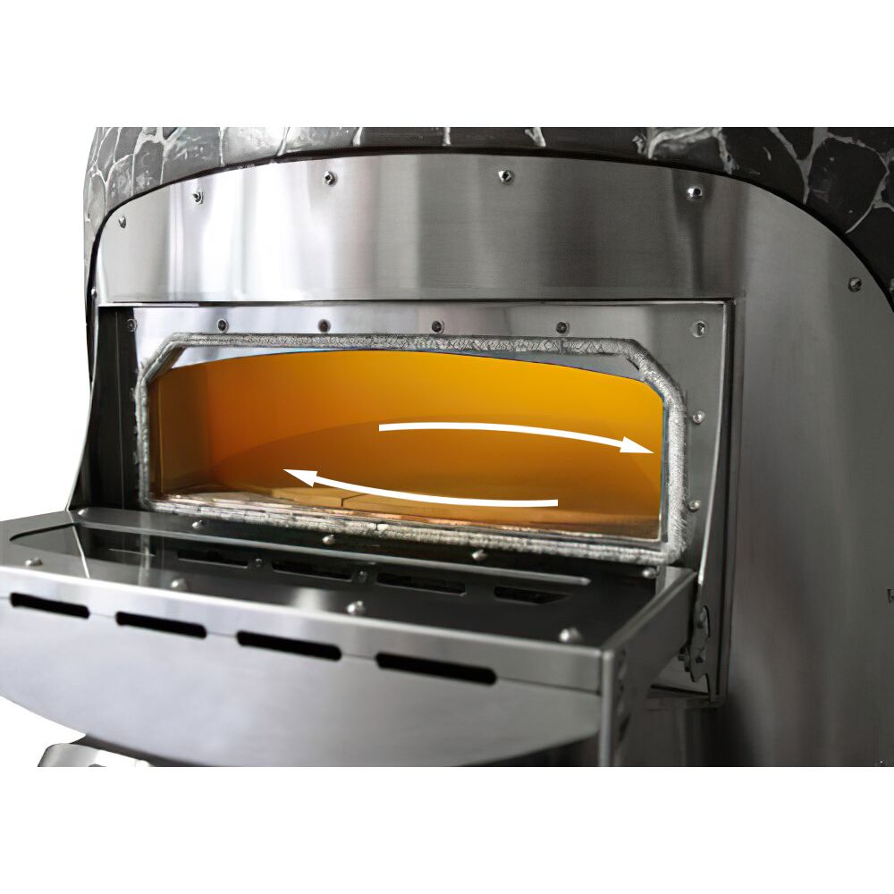 Electric Stone Pizza Furnace - 6 x 300mm - Digital - Doner Base