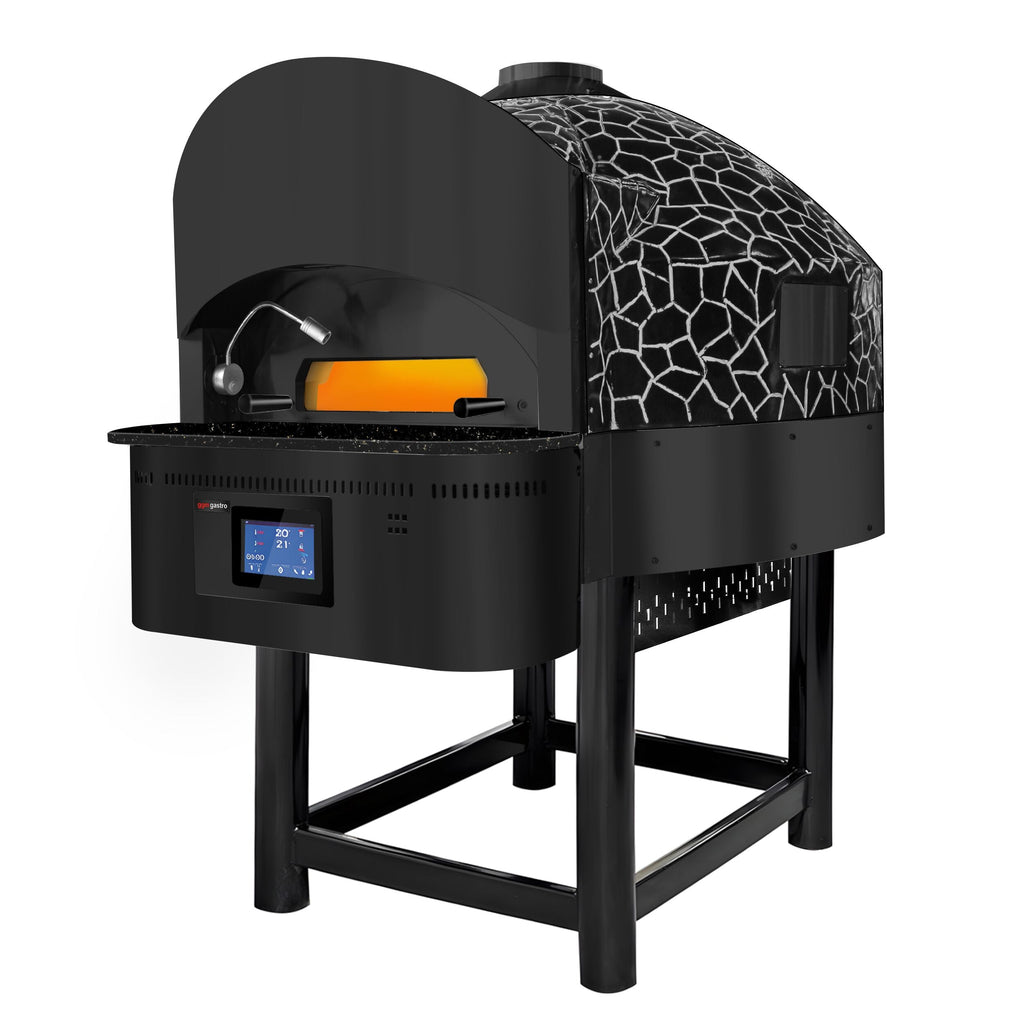 Gas Stone Pizza Oven - 9x 30 cm - Digital - Rotary Base