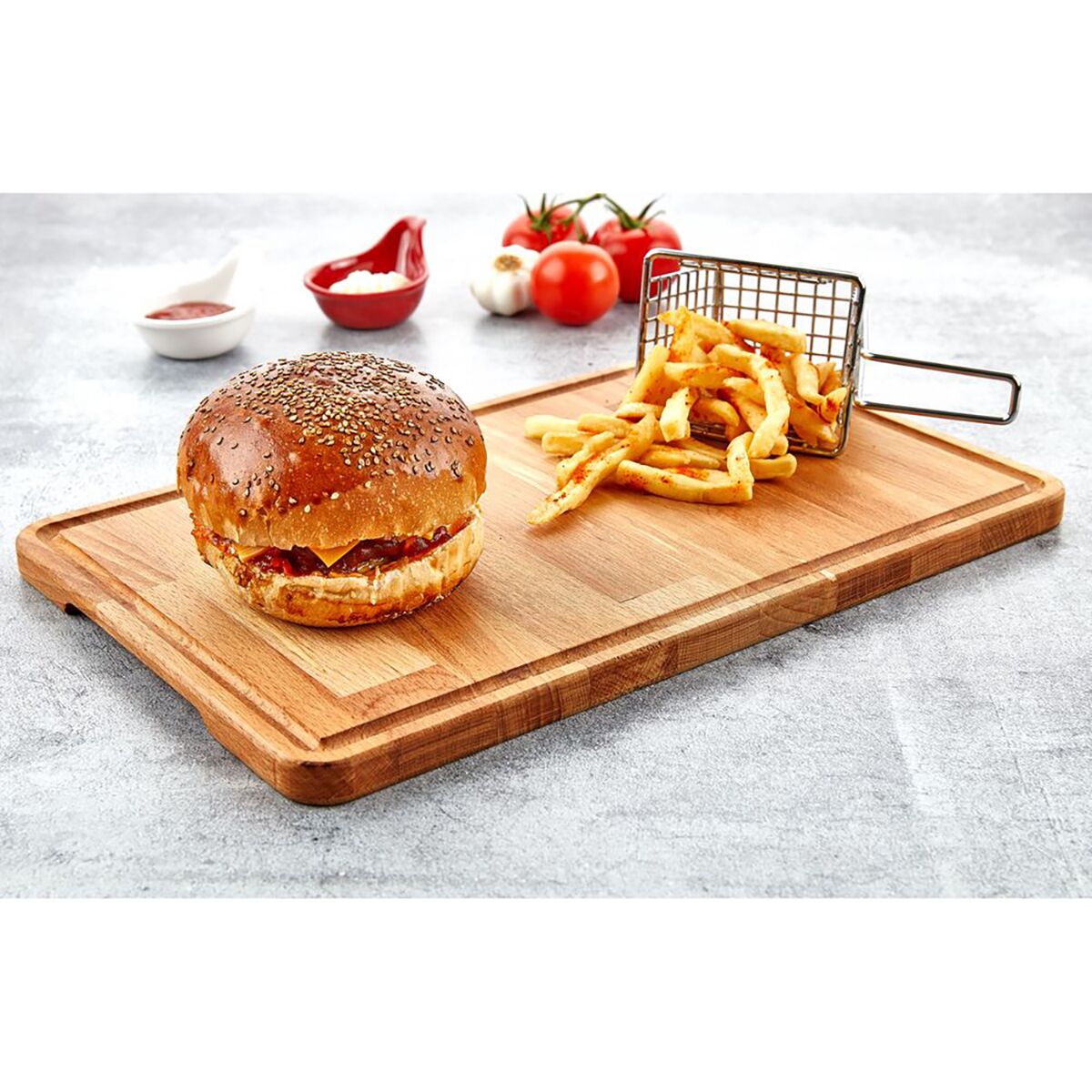 Steak Pleyti - Oak - 400x250mm - (6 pieces)