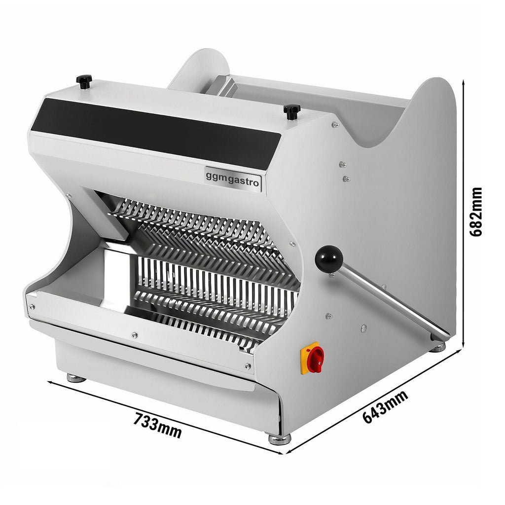 Bread Slicer on the counter - slice thickness 10 mm - 370 watts