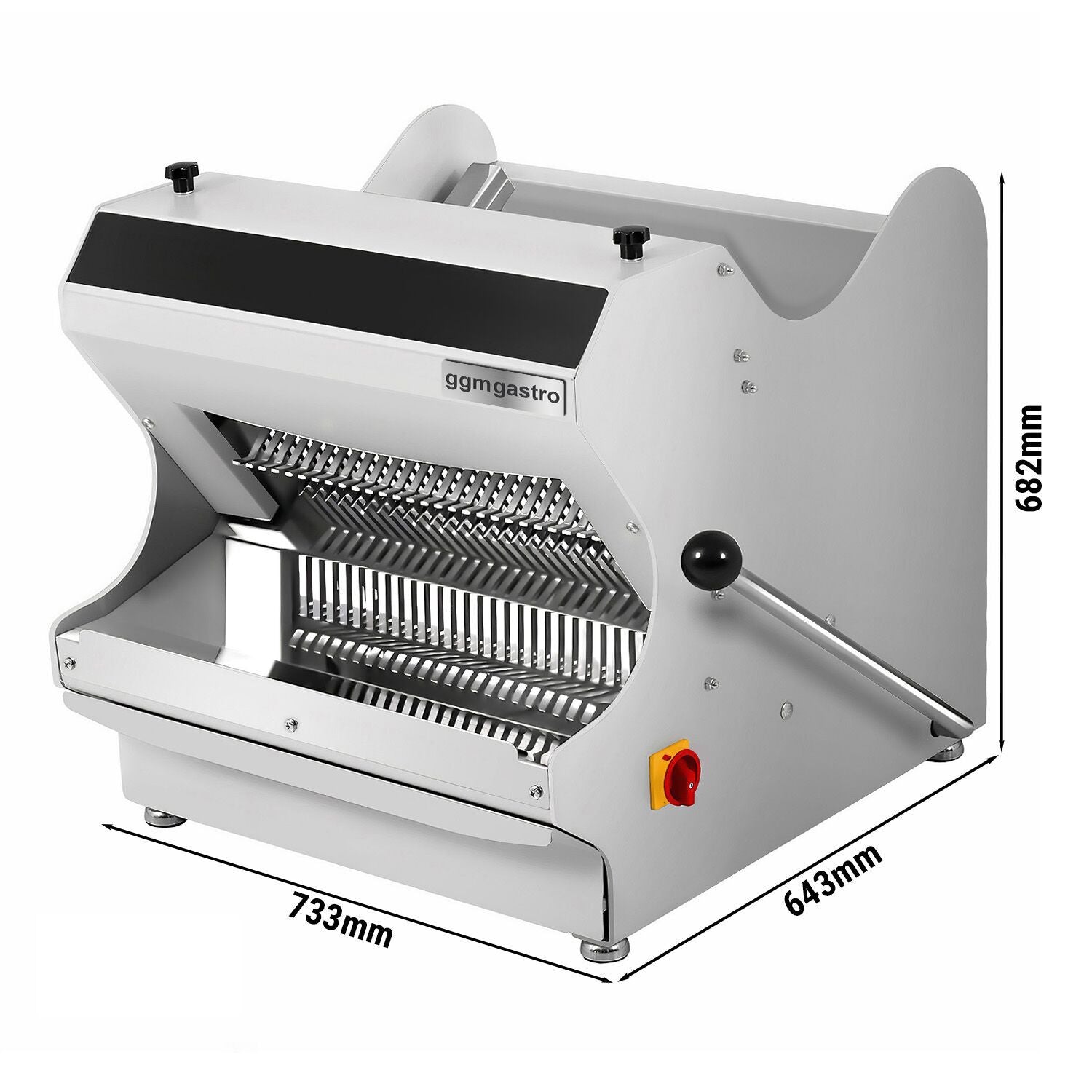 Bread Slicer on the counter - slice thickness 10 mm - 370 watts