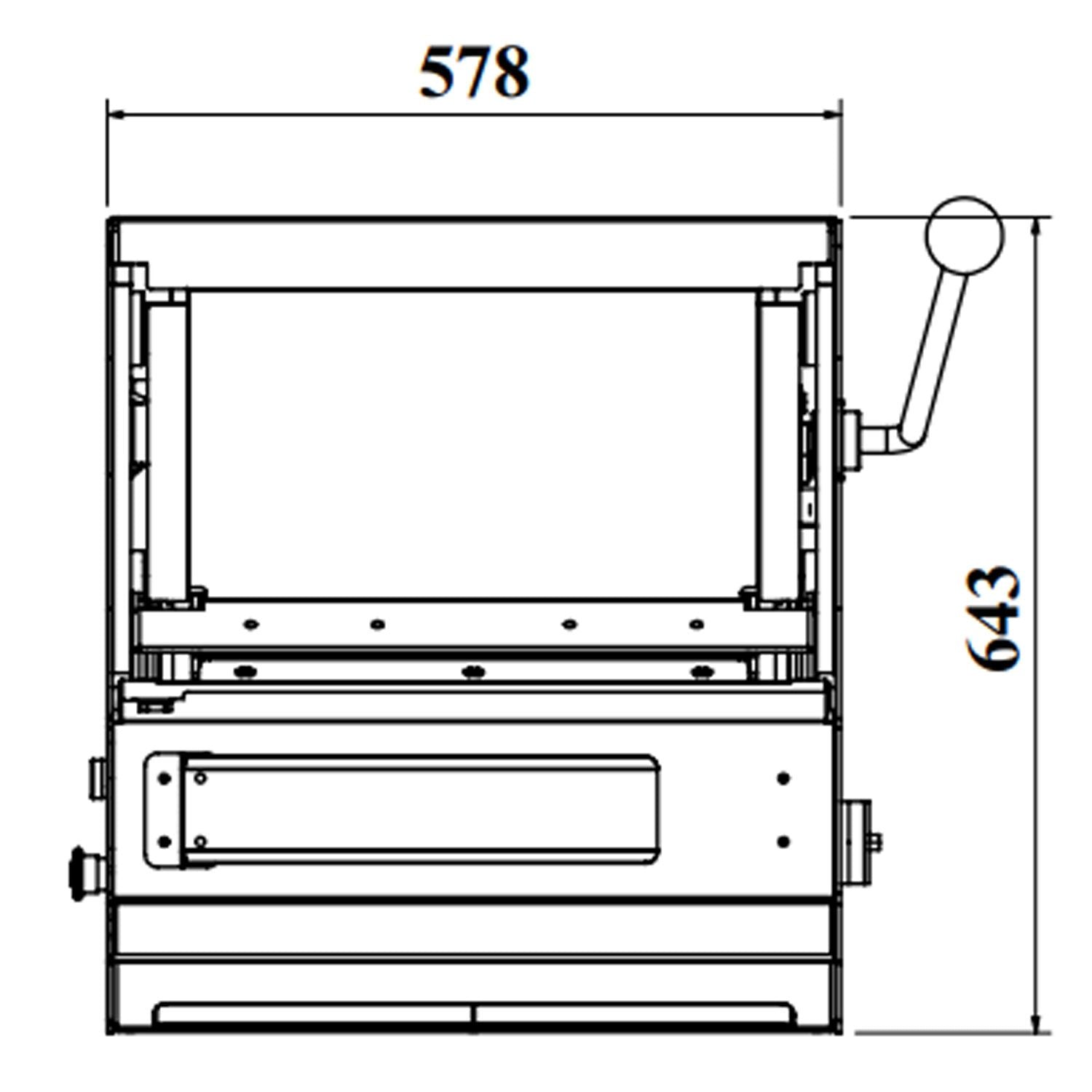 Bread Slicer on the counter - slice thickness 10 mm - 370 watts