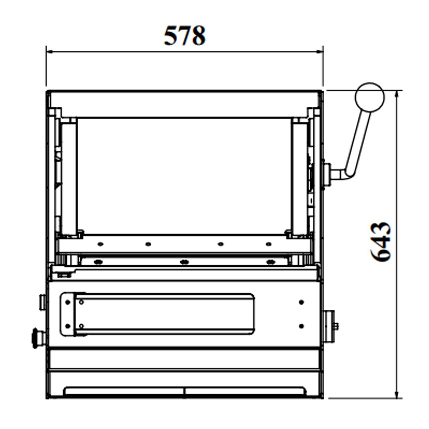 Bread Slicer on the counter - slice thickness 13mm - 370 watts