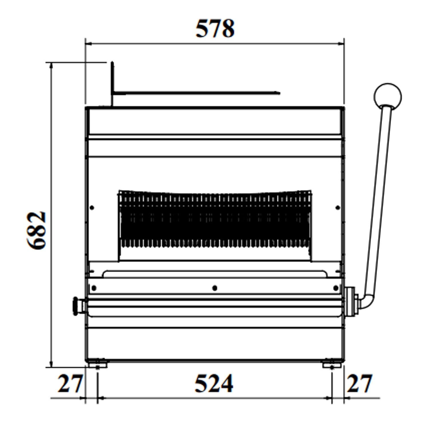 Bread Slicer on the counter - slice thickness 13mm - 370 watts