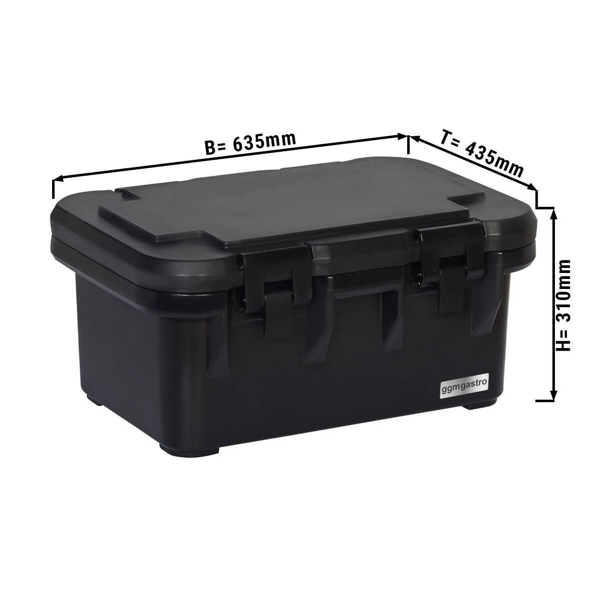 TERMOBOX - 200 - overloaded insulated - for GN 1/1