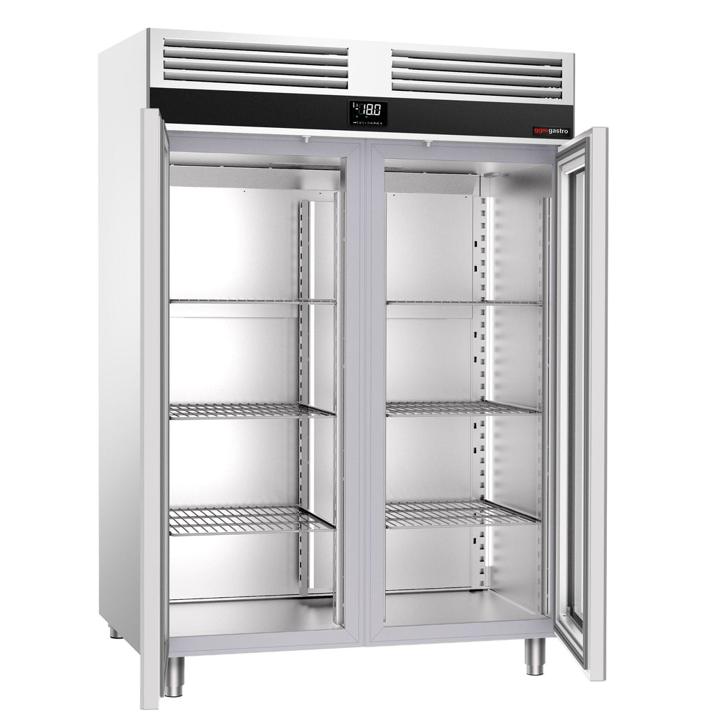 Deep Freezer Premium - GN 2/1 - 1400 liters - 2 glass doors