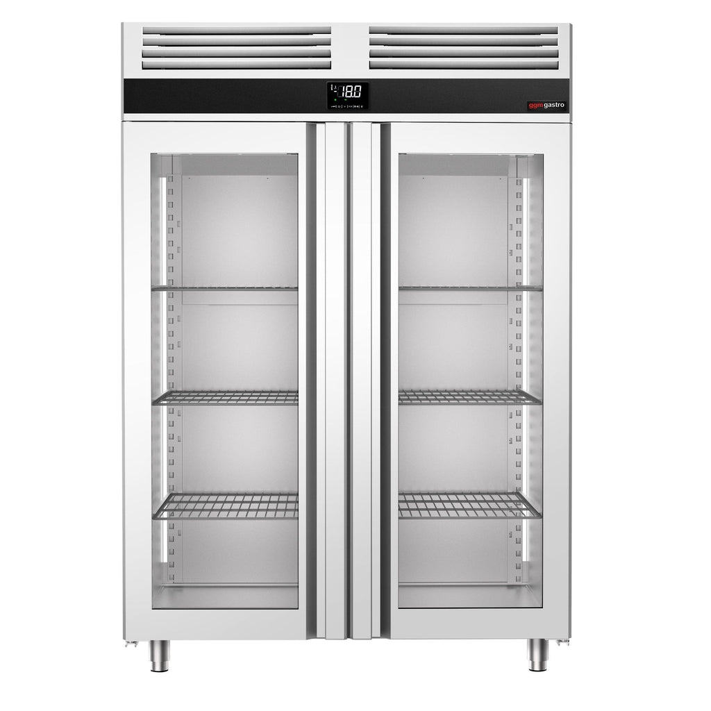 Deep Freezer Premium - GN 2/1 - 1400 liters - 2 glass doors