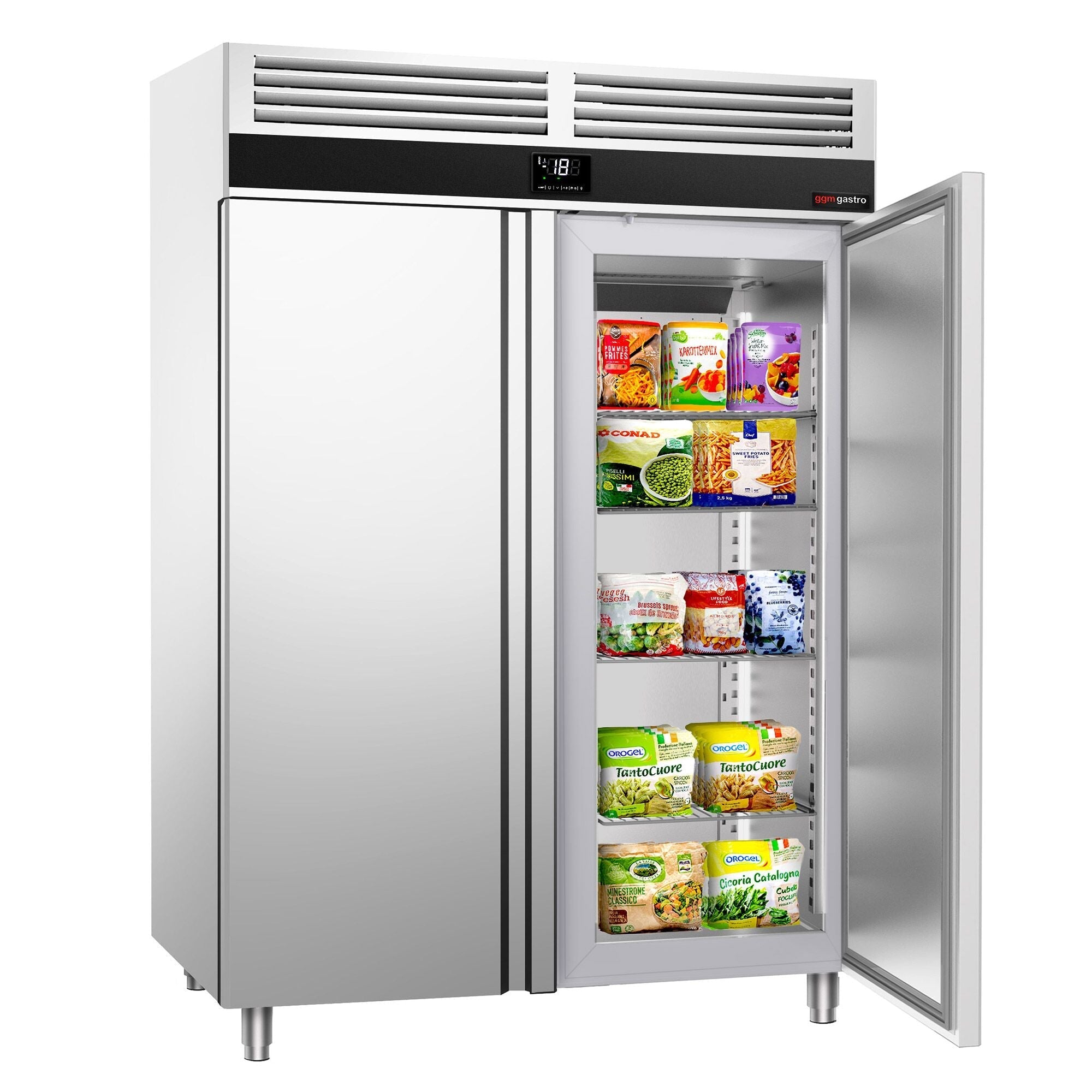 Deep Freezer Premium - GN 2/1 - 1400 liters - 2 doors