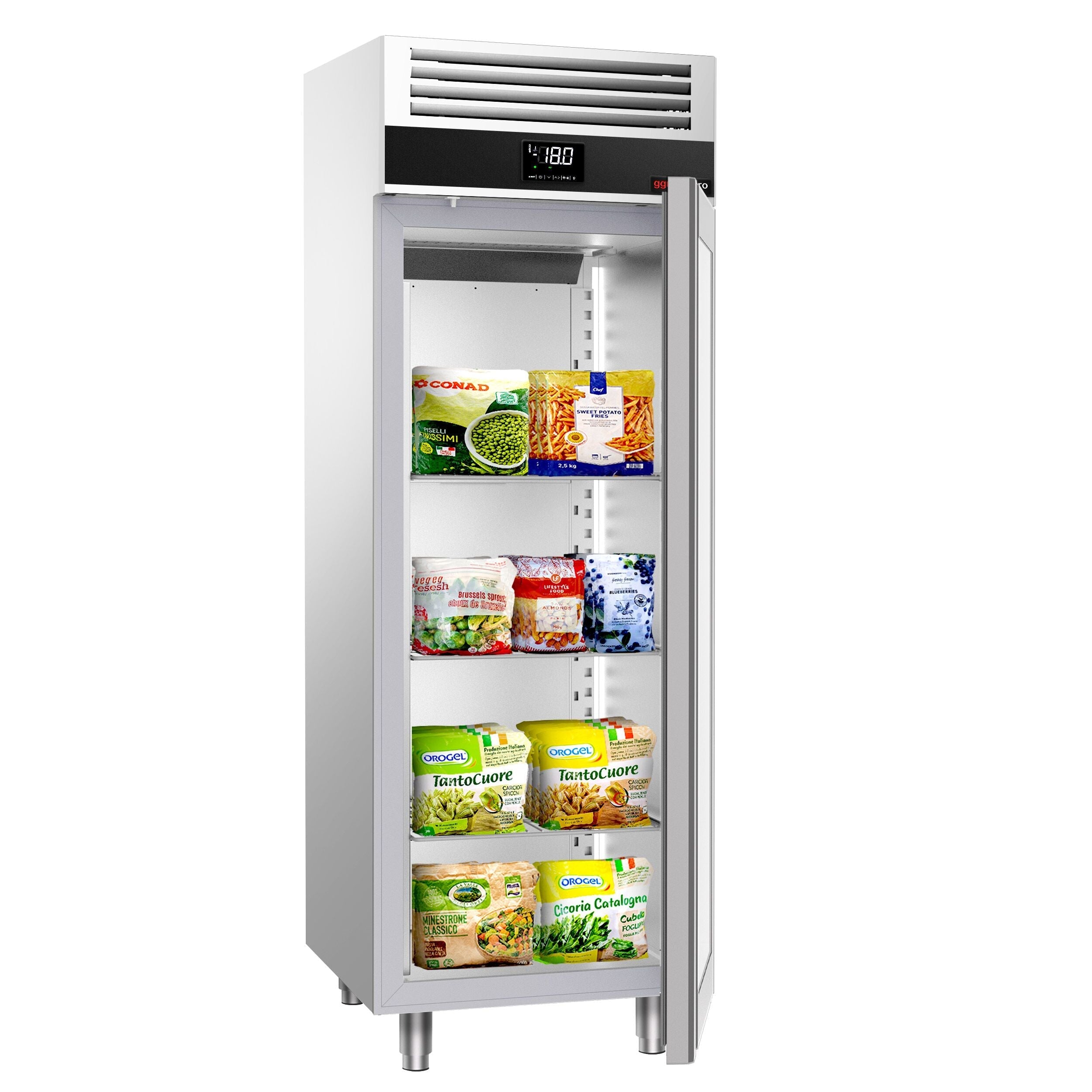Deep Freezer Premium - GN 2/1 - 700 liters- 1 glass door