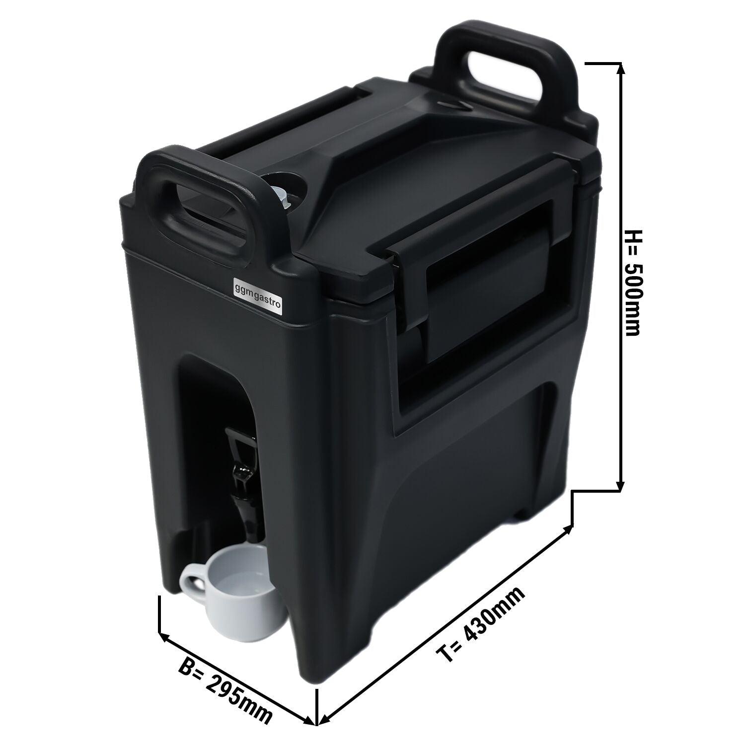 Liquid Thermos - 10 lt. - Black