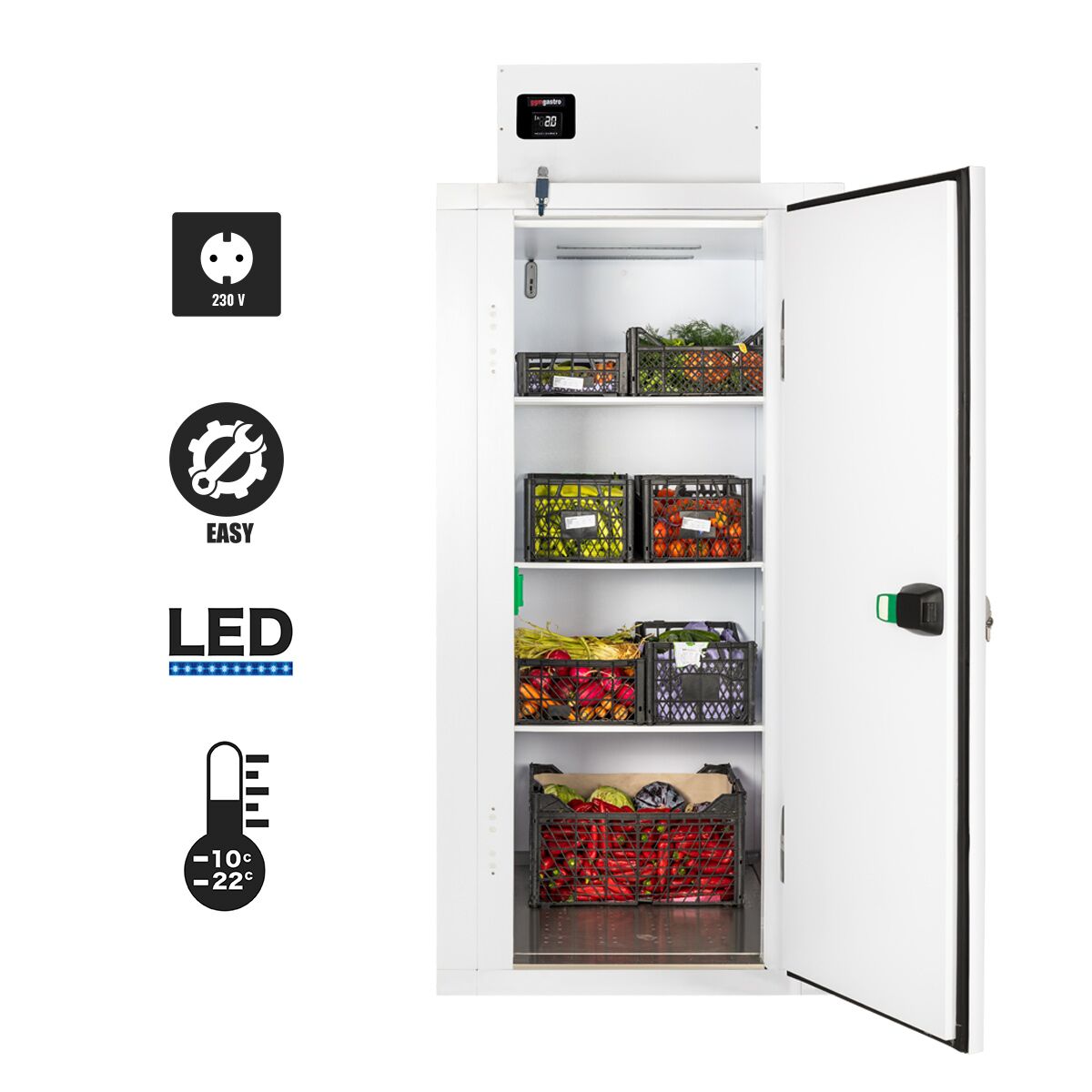 Compact Deep Freezer Room -1000x1100mm - 1,59m³ - 3 shelves
