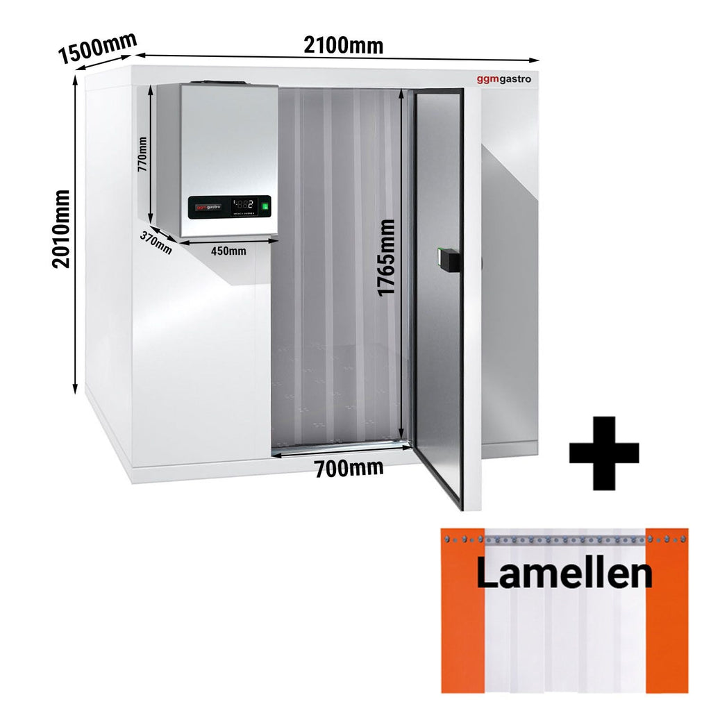 Deep Freezer Room - 2100x1500mm - 4.2m³ - Drink Freezer Unit & Curtain