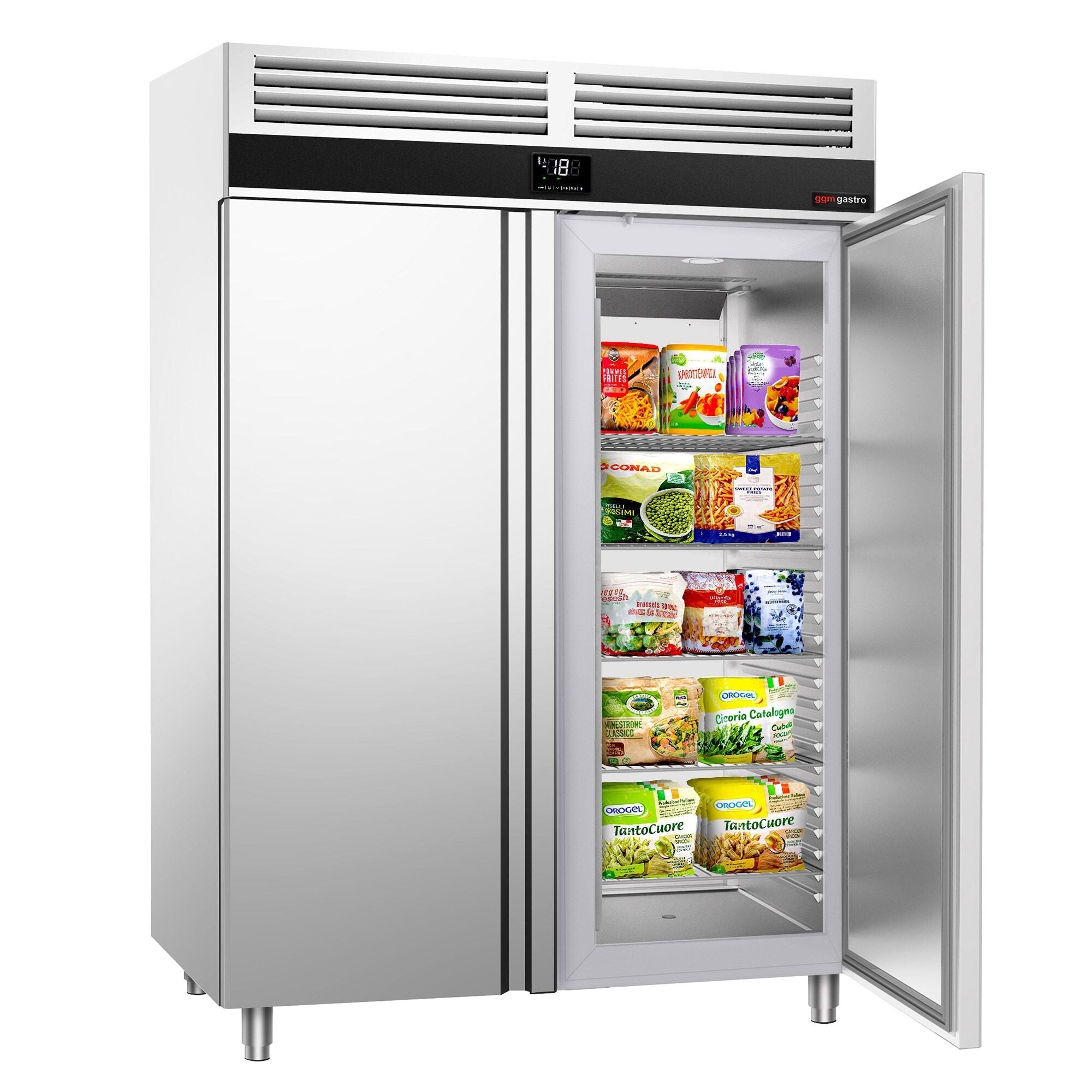 Deep Freezer Premium - GN 2/1 - 1400 liters - 2 doors