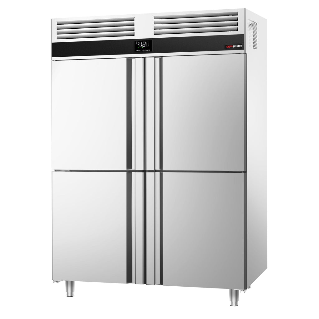 Deep Freezer Premium - GN 2/1 - 1400 Lt. - 4 stainless steel half -door