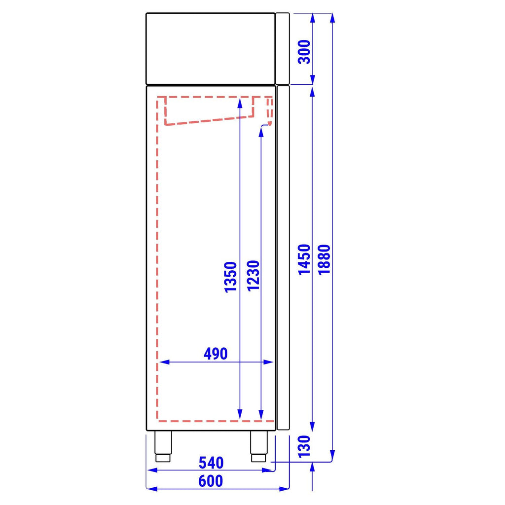Deep Freezer Premium - 400 Liter - 1 Door
