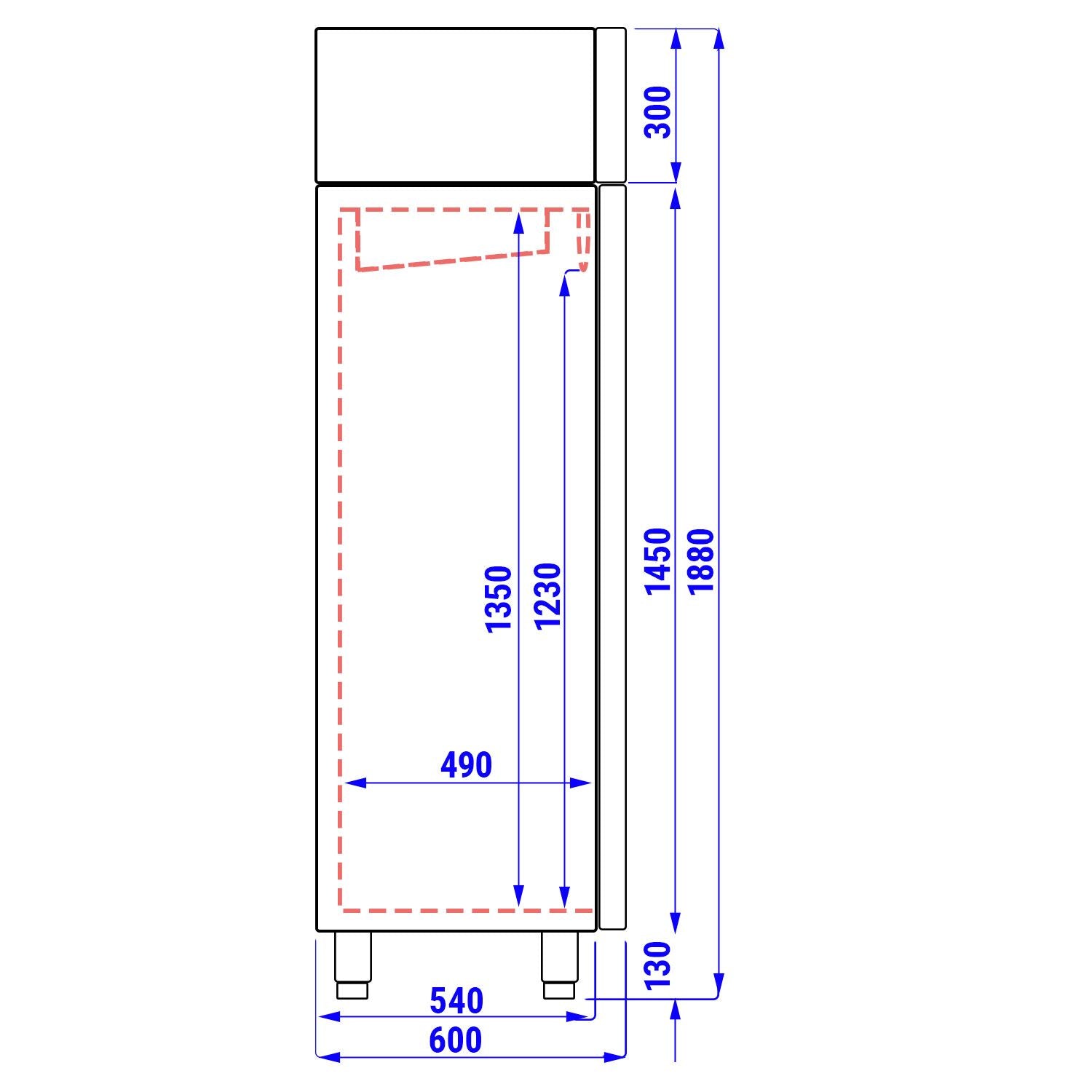Deep Freezer Premium - 400 Liter - 1 Door
