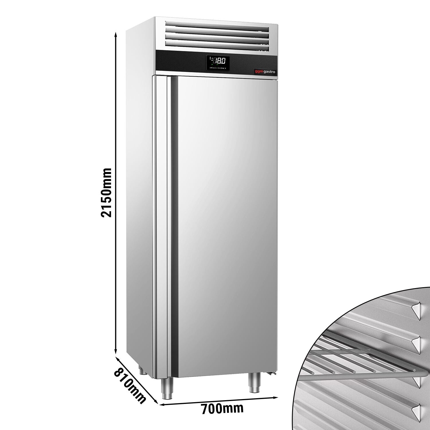 Deep Freezer Premium - GN 2/1 - 700 liters - 1 door