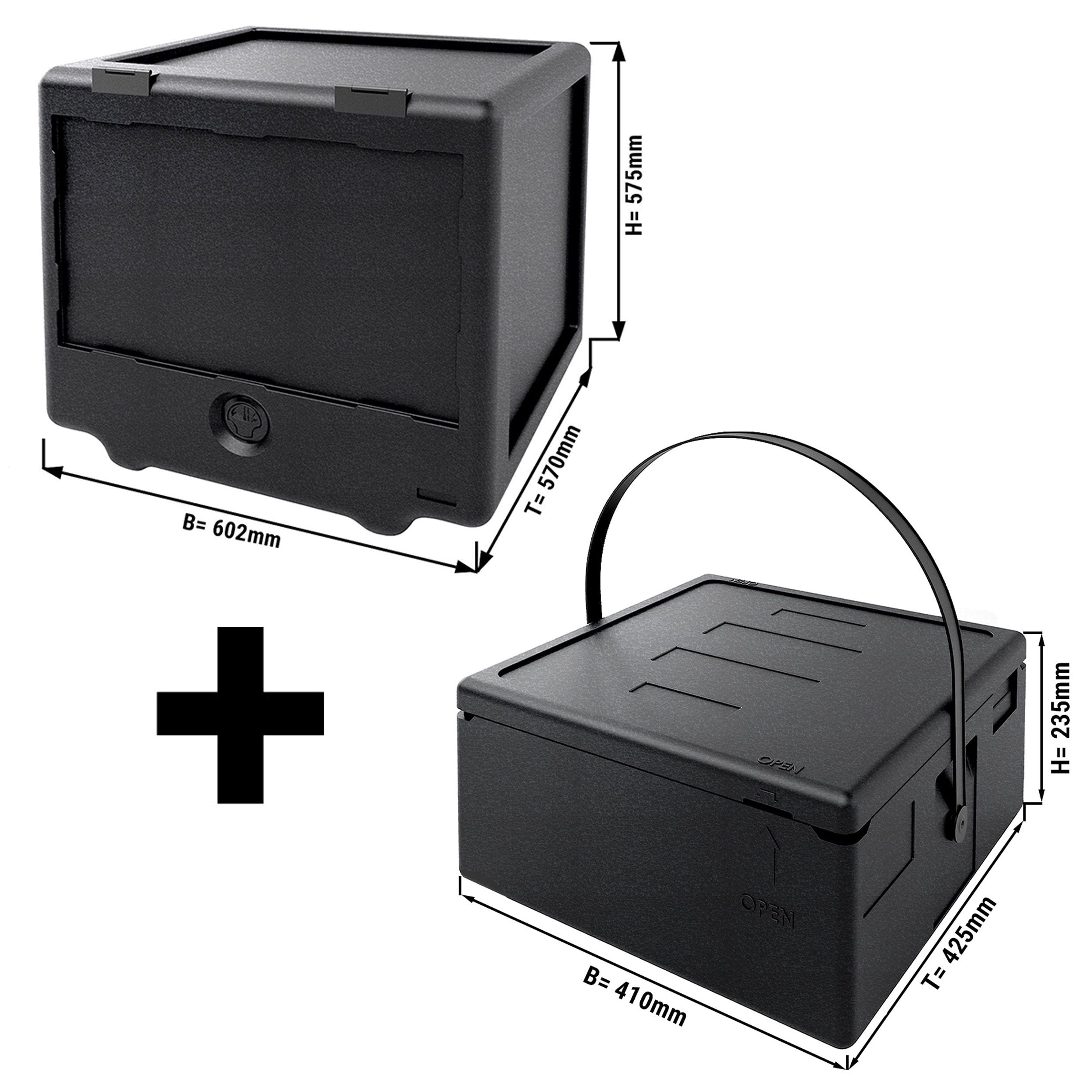 Thermal Box - Delivery Box for Couries - Polybox, Pizza Box Including - 100 Lt.