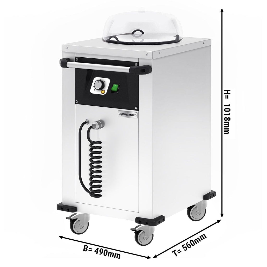 Plate heater -wheel - max. 50 plates