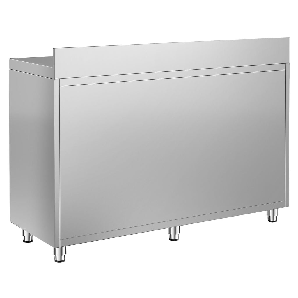 Working Cabinet - For Coffee Machine - 1600x600mm - Tokmak with Tokmak, 2 drawers, 2 lids and feet