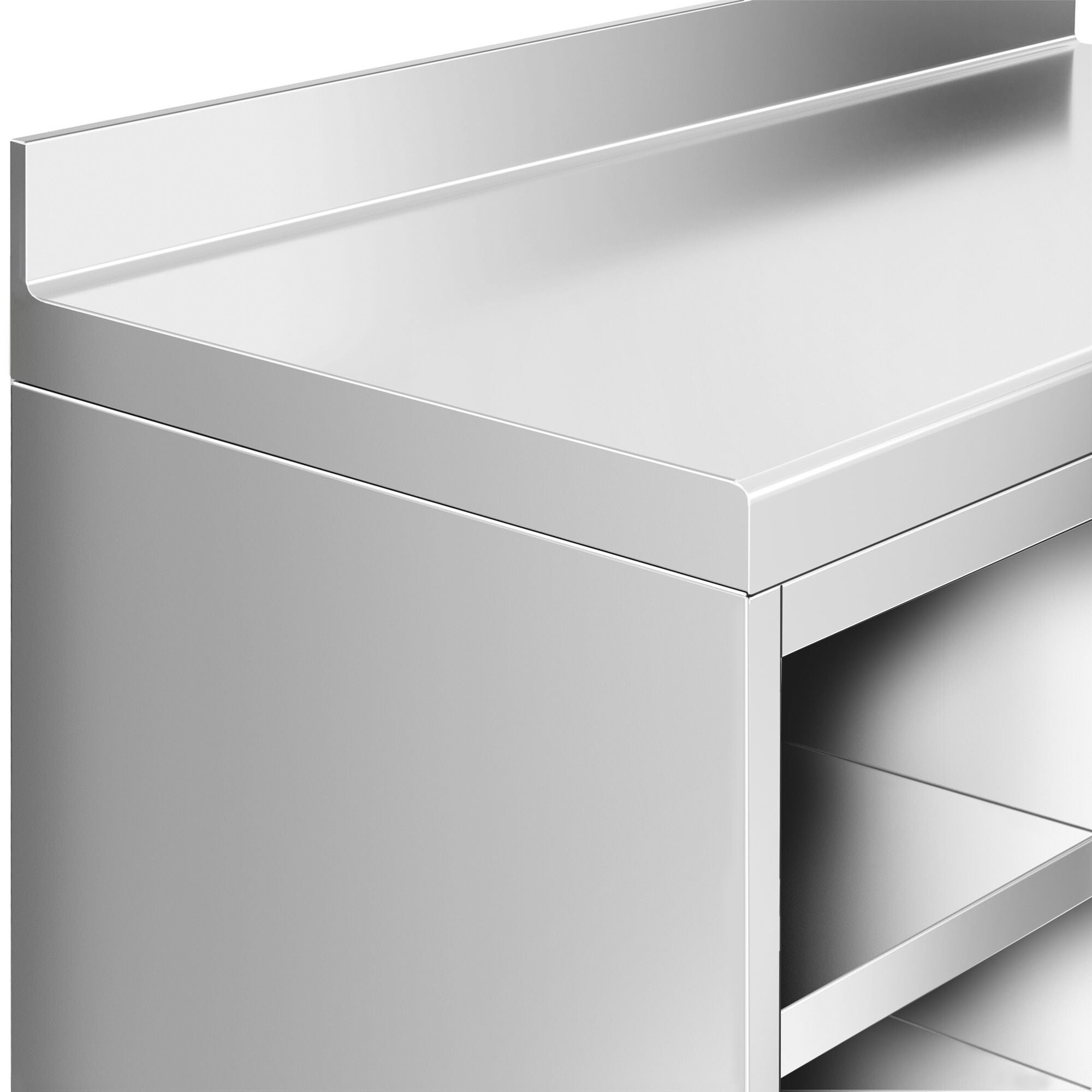 Working Cabinet - For Coffee Machine - 1600x600mm - Tokmak with Tokmak, 2 drawers, 2 lids and feet