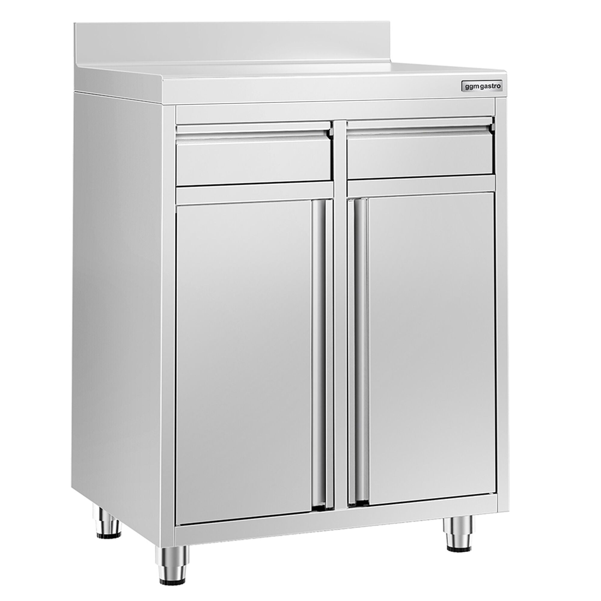 Working Cabinet - For Coffee Machine - 800x600mm - 2 drawers, 2 lids and backsplash